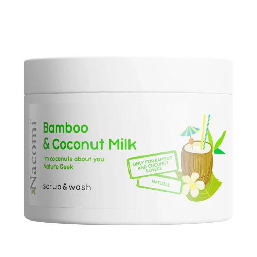 Nacomi - Exfoliante corporal espumoso - bambú y leche de coco.webp