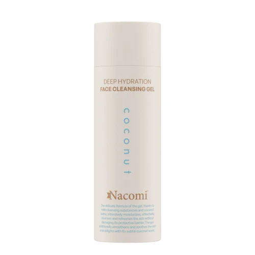 Nacomi - Deep hydration - Gel limpiador facial con coco 140ml.webp