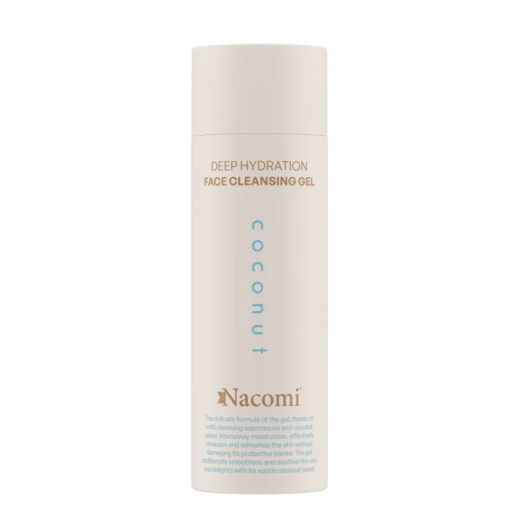 Nacomi - Deep hydration - Gel limpiador facial con coco 140ml.webp