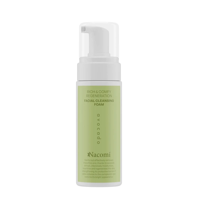 Nacomi - Rich & comfy regeneration - Espuma limpiadora facial - Aguacate 150ml.webp