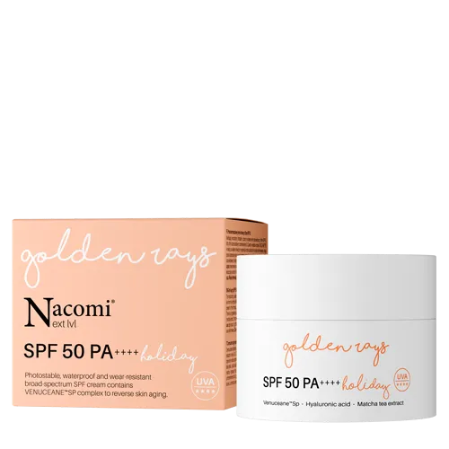Nacomi Next Lvl - Crema facial antiarrugas con factor solar SPF 50 - 50ml.webp
