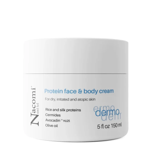 Nacomi Next Lvl Dermo - Crema facial y corporal con proteínas para la piel atópica, seca e irritada 150ml.webp